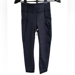 Lululemon Athletica Black Textured Leggings